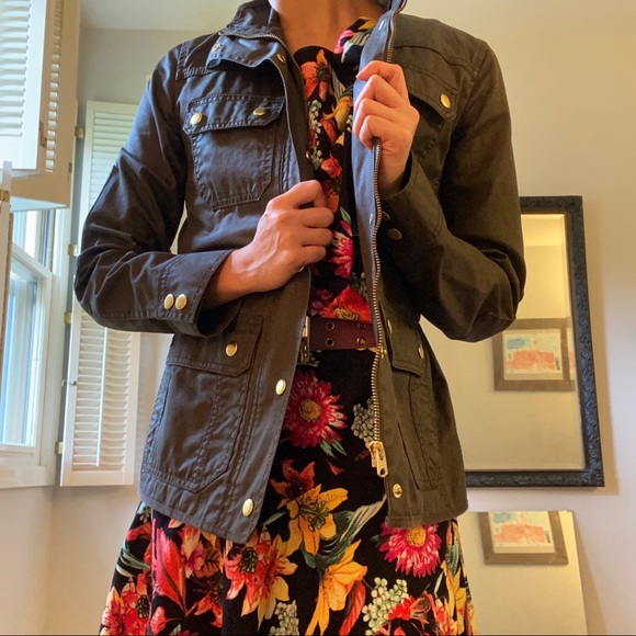 J. Crew Downtown Field Jacket in Olive - Picture 5 of 9